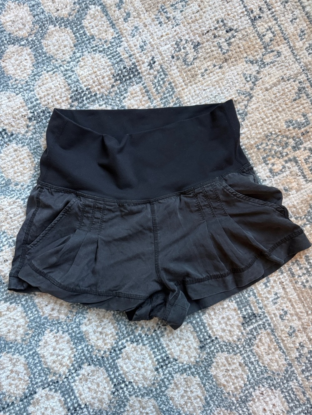 lululemon athletica Black High-Rise Skort Shorts